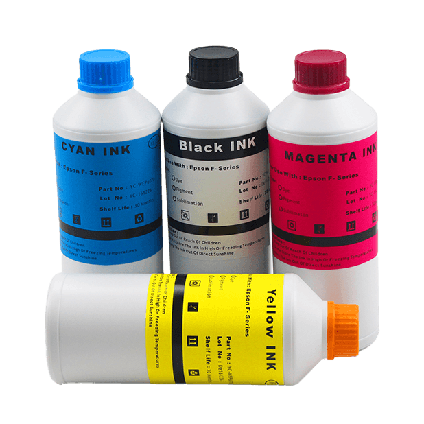 Set de tintas de transferencia de calor a base de agua (4 colores)