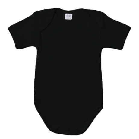 Ropa sublimable para bebé, 9 meses, color negro