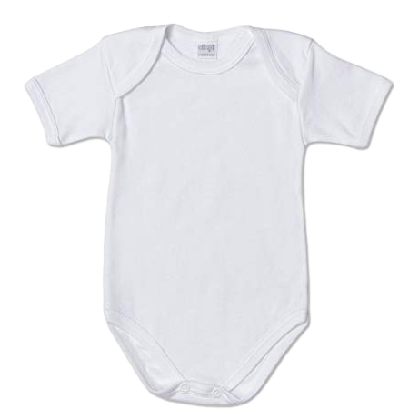 Ropa sublimable para bebé, 24 meses, color blanco 