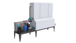 Máquina de hielo tipo tubo con capacidad de producción de 500kg/24h